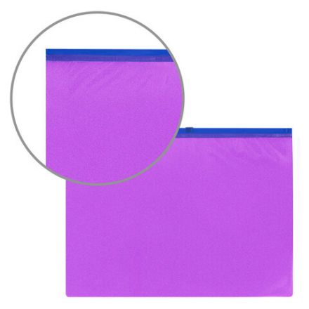 Папка-конверт на молнии МАЛОГО ФОРМАТА (180х250 мм) А5, цвет ассорти с блестками, 0,15 мм, STAFF, 274080