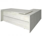 Стол KYN_0MX YALTA c прист.левый LT-C 20L снежная патина Ш2000