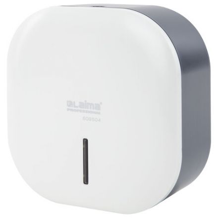 Диспенсер для туалетной бумаги LAIMA PROFESSIONAL SUPER (Система T2), малый, белый, ABS-пластик, 609504