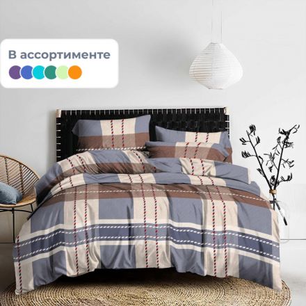 Постельное белье 1,5сп полисатин 80г/м2 (нав.70х70 1 шт.), ассорти