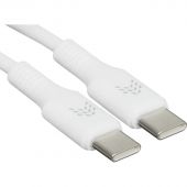 Кабель зарядный Rocket Flex TPE USB-C/USB-C 1 м,белый (RDC511WH01FL-CC)