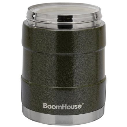 Термос 1,2 л для еды/напитков с широким горлом, BOOMHOUSE (БУМХАУС) RIBBED, контейнер, нержавеющая сталь SUS304, 700323