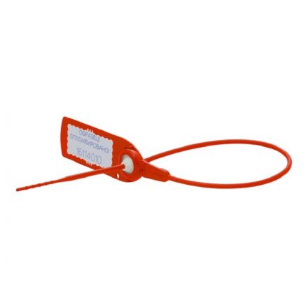 Пломба пластиковая универсальная номерная Авангард,220 мм,красн.,100 шт/уп Пломба пластиковая универсальная номерная Авангард,220 мм,красн.,100 шт/уп