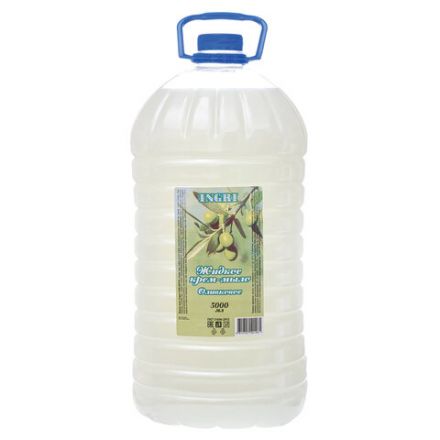 Мыло-крем жидкое 5 л, INGRI "ОЛИВКОВОЕ", ПЭТ