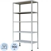 Стеллаж металлический P_МС-265/900 усиленный с 5-ю полками 1000х600х2000