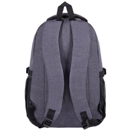 Рюкзак BRAUBERG HIGH SCHOOL универсальный, 3 отделения, "Осень", серый, 46х31х18 см, 225518