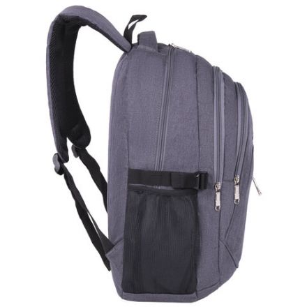 Рюкзак BRAUBERG HIGH SCHOOL универсальный, 3 отделения, "Осень", серый, 46х31х18 см, 225518