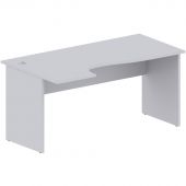 Стол Easy One левый (874,875) серый Ш1600 Г900