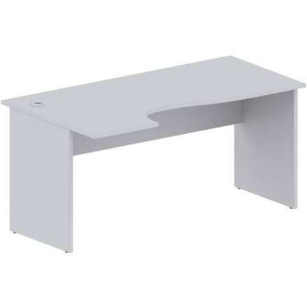 Стол Easy One левый (874,875) серый Ш1600 Г900
