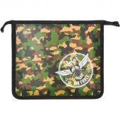 Папка для тетрадей  Military А5 на молнии, пластик, ПТ-713