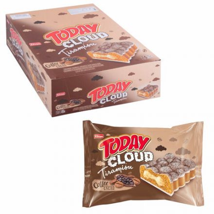 Пирожное TODAY со вкусом тирамису 40 г, ТУРЦИЯ, в шоу-боксе, 1380т