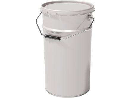Ведро металл 7л. с крышкой-корона цв. белый Ведро металл 7л. с крышкой-корона цв. белый