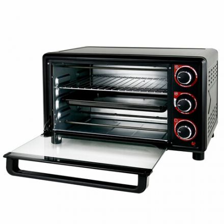 Мини-печь CENTEK CT-1537-30, 1600 Вт, 30 л, таймер 90 мин., черная