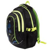 Рюкзак BRAUBERG HIGH SCHOOL универсальный, 3 отделения, "Неон", черный/салатовый, 46х31х18 см, 225520 Рюкзак BRAUBERG HIGH SCHOOL универсальный, 3 отделения, "Неон", черный/салатовый, 46х31х18 см, 225520