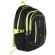 Рюкзак BRAUBERG HIGH SCHOOL универсальный, 3 отделения, "Неон", черный/салатовый, 46х31х18 см, 225520