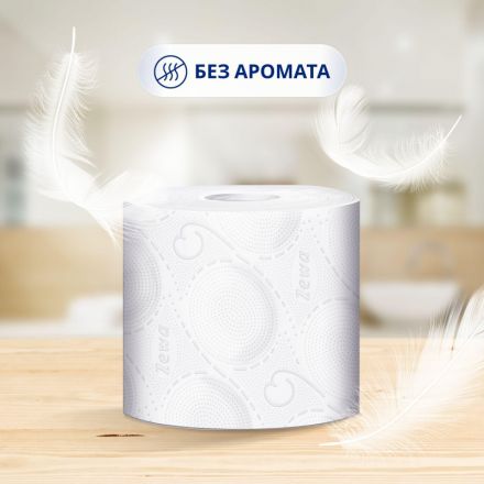 Бумага туалетная Zewa Deluxe 3-слойная белая (8 рулонов в упаковке)