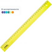 Линейка Neon Cristal 30 см пластиковая прозрачная