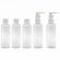 Дорожный набор флаконов в косметичке с наклейками, 5х100 мл, цвет белый, DASWERK (ДАСВЕРК), 609295