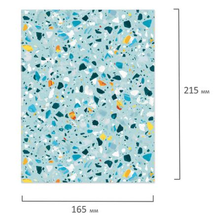Тетрадь на кольцах А5 (175х215 мм), 120 листов, твердый картон, клетка, BRAUBERG, Абстракция, 404077