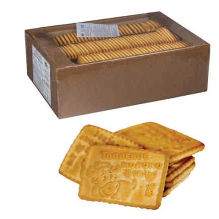 Печенье "Ешкина коровка" со вкусом топленого молока, гофрокороб 4 кг, РФ16553