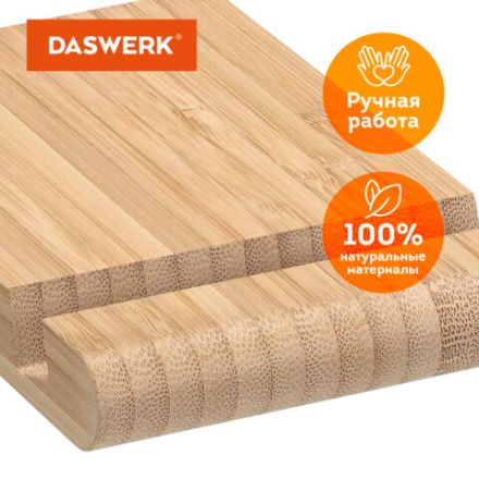 Подставка держатель для телефона/смартфона/планшета настольная из бамбука, DASWERK (ДАСВЕРК), 263155