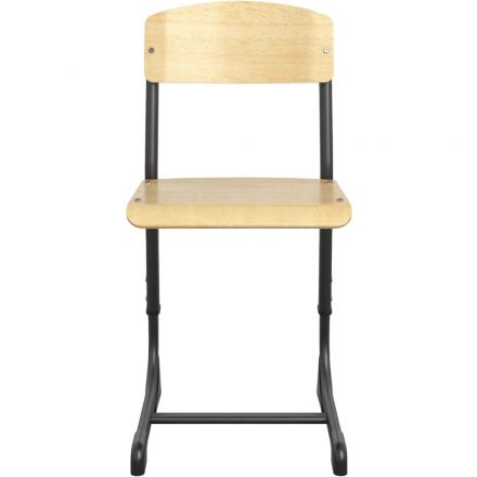 Стул ученический MET_Комус Мебель Школа 2.0, 3-5 р.г. антрацит