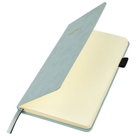 Блокнот А5 138x213 мм, BRAUBERG "Velvet", резинка, держатель, 80 л., клетка, серо-голубой, 116241 Блокнот А5 138x213 мм, BRAUBERG "Velvet", резинка, держатель, 80 л., клетка, серо-голубой, 116241