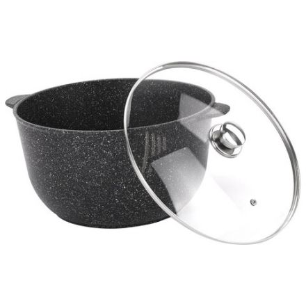 Кастрюля 10 л с жаропрочной крышкой, пятислойное антипригарное покрытие, ГАРДАРИКА "Орион", 1710-04-10