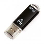 Флеш-память Smartbuy V-Cut, 64Gb, USB 2.0, чер, SB64GBVC-K Флеш-память Smartbuy V-Cut, 64Gb, USB 2.0, чер, SB64GBVC-K