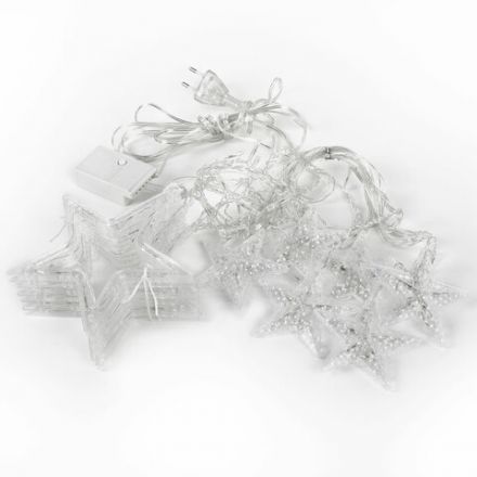 Электрогирлянда-занавес комнатная "Звезды" 3х0,5 м, 108 LED, мультицветная, 220 V, ЗОЛОТАЯ СКАЗКА, 591356