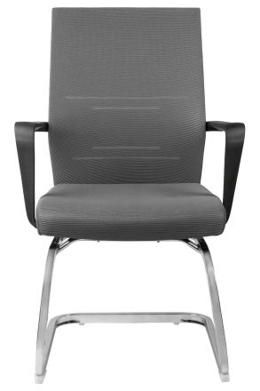 Кресло Like RCH G818 Серая сетка на полозьях (крутящееся)