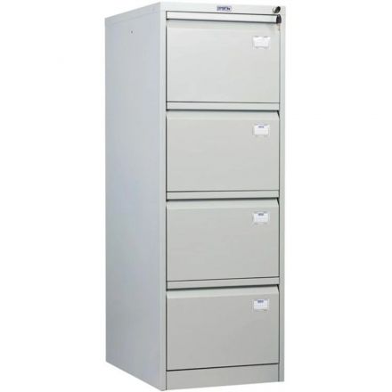 Картотека 02V_ПРАКТИК AFC 04 шкаф 4 секцион. А4/FC, ц.замок, 470х630х1320