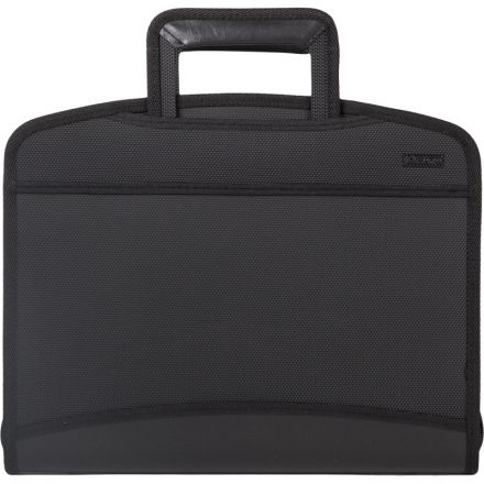 Папка-портфель с выдвижными ручками, черный, Комус