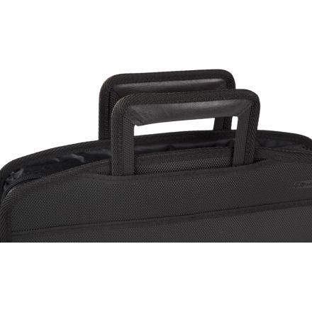 Папка-портфель с выдвижными ручками, черный, Комус