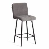 Полубарный стул  Medeo/Медео велюр, серый, 29, 42х56х102 см