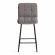 Полубарный стул  Medeo/Медео велюр, серый, 29, 42х56х102 см