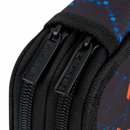 Пенал BRAUBERG, 2 отделения, полиэстер, 21х14 см, "Fire spider", 273537