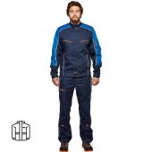 Куртка рабочая летняя муж. л34-КУ т.син/вас (р.52-54) 170-176 (мод.КУ208)