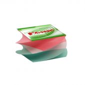 Блок для записей КОМУС на склейке спиралевид. 8х8х5 цветной блок 80 г