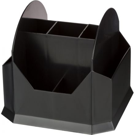 Настольный набор Attache черный 15 предметов вращающийся