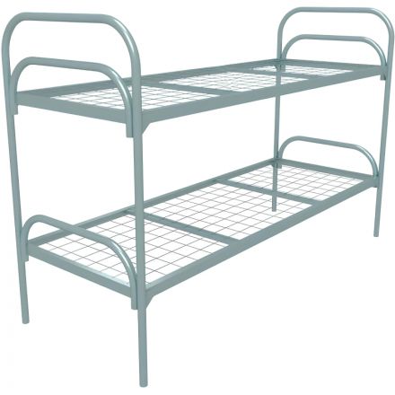 Кровать CAM_металлическая двухъярусная Стандарт+2 900х1900,сетк100х50,2пере