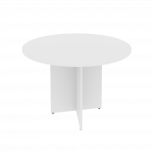 Riva Стол переговорный А.ПРГ-1 Белый D=1100*750