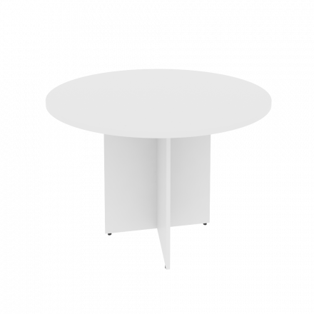 Riva Стол переговорный А.ПРГ-1 Белый D=1100*750 Riva Стол переговорный А.ПРГ-1 Белый D=1100*750