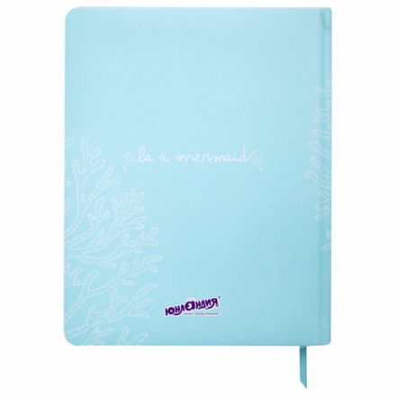 Дневник 1-11 класс 48 л., кожзам (твердая с поролоном), печать, наклейки, ЮНЛАНДИЯ, "Русалочка", 106187