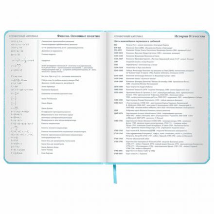 Дневник 1-11 класс 48 л., кожзам (твердая с поролоном), печать, наклейки, ЮНЛАНДИЯ, "Русалочка", 106187