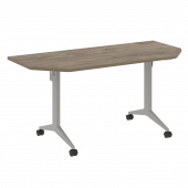 X-Pull Стол складной мобильный X.M-7.T2 Тиквуд тёмный/Серый металл 1580*720*753 X-Pull Стол складной мобильный X.M-7.T2 Тиквуд тёмный/Серый металл 1580*720*753