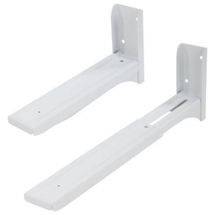 Кронштейн-крепление для СВЧ, нагрузка до 35 кг, CROMEX (КРОМЕКС) K-112, регулировка до 42 см, белый, 457879