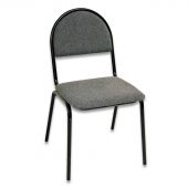 Стул для посетителей Серна серый(ткань/черный)