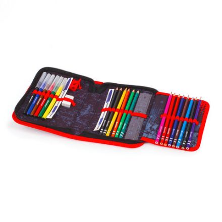 Пенал BRAUBERG с наполнением, 1 отделение, 1 откидная планка, 24 предмета, 21х14 см, "Yellow car", 229292 Пенал BRAUBERG с наполнением, 1 отделение, 1 откидная планка, 24 предмета, 21х14 см, "Yellow car", 229292