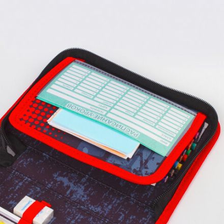 Пенал BRAUBERG с наполнением, 1 отделение, 1 откидная планка, 24 предмета, 21х14 см, "Yellow car", 229292 Пенал BRAUBERG с наполнением, 1 отделение, 1 откидная планка, 24 предмета, 21х14 см, "Yellow car", 229292